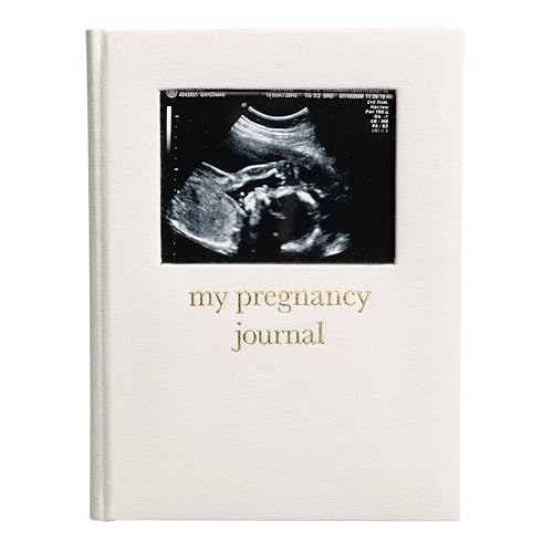 Pearhead Linen Pregnancy Journal, Milestone...