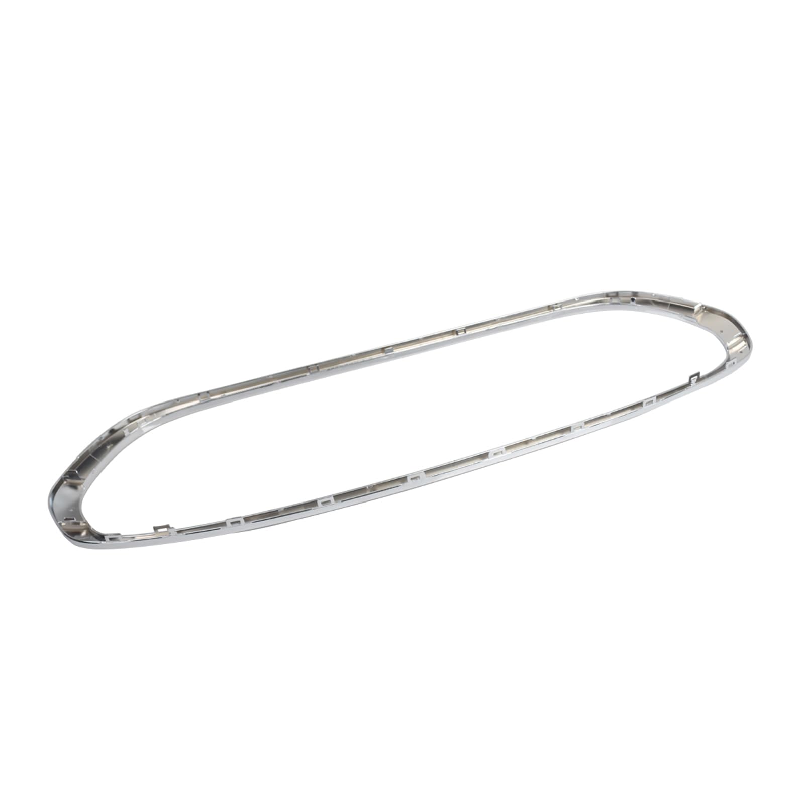 Shkalacar Chromowany grill chłodnicy, osłona przednia, listwa zderzaka, chrom, kompatybilna z BMW Mini F55 F56 F57 2014-2021, OEM: 51137449207, 51137300589