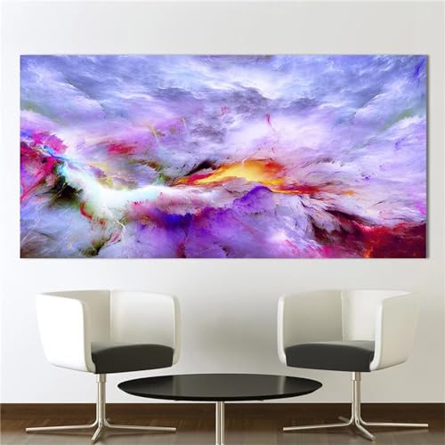 Broderie Peinture Diamant Kit Nuages Irréels Grand Format Loisir Créatif