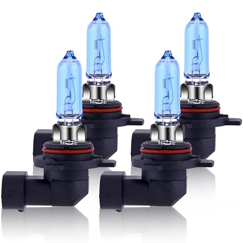 Image of 9012 Headlight Bulb HIR2 Bulb Halogen 5000K Super White Light Long Life Replacement PX22D 12V /55W (9012 /HIR2, 4 Pack)