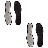 primaloft jacke herren Sneaker Fußbett BERGAL 2 Paar Thermo Soft wärmende Winter Schuh-Einlage, Einlegesohle mit High-Tech-Funktionsfaser Primaloft®, Schuhgröße:45 EU