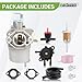 partszen 1016441-01 Carburetor Fuel Pump Kit for Kawasaki FE350 Engine for Club Car DS, Precedent, Turf, Carryall Models, Carryall Golf Cart 1996-Up OHV Replace 1018059-01 1019059-01 1035245-01 Parts