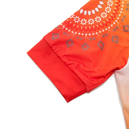 Image of Cycling Jerseys Women Bike Shirts Short Sleeve Bicycle Clothes Breathable Stretch Labric Bicycle Uniforms
