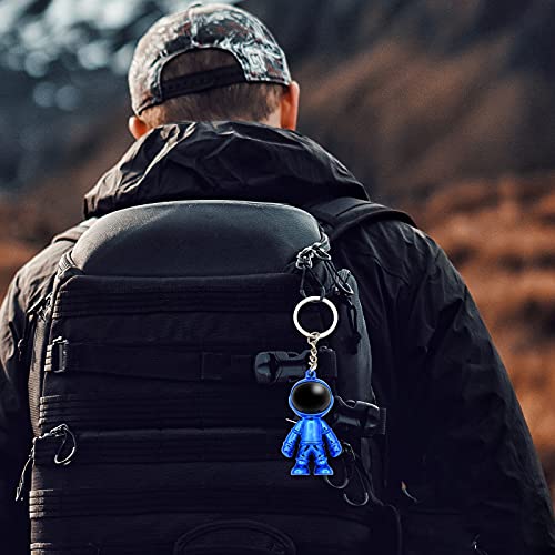 Men Creative Space Car Keychain Chain Ring For Office Backpack Purse Charm Keychains Cool Gifts (Tkr-All Blue) #TOP4
