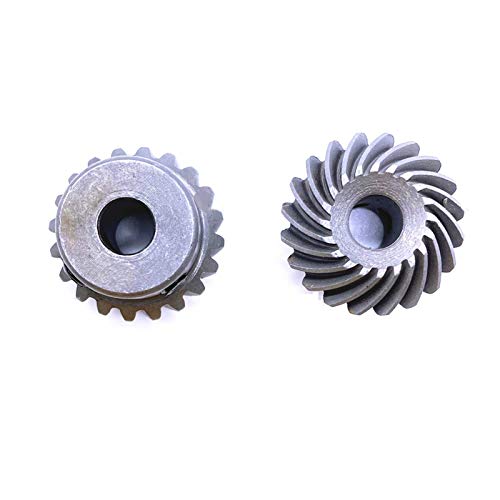SUOFEILAIMU-PHONE CASE Industry 1:1 Spiral Helical Bevel Gears 1M 20T 6/8/10 Mm Bore for Car Model Differential 40Cr Steel Gear 90 Degree (Hole Diameter : 8mm, Number of Teeth : M1 20 Teeths)