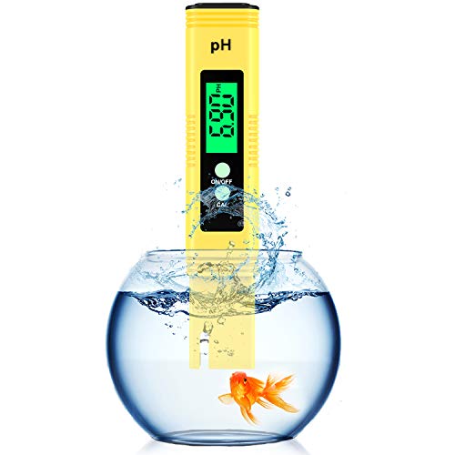 Digital PH MeterBacklight PH Meter 001 High Precision Water Quality Tester PH Range is 0-14 Suitable for Drinking Water Swimming Pool and Aquarium PH Tester Design with ATC