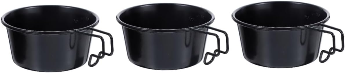 POPETPOP 3pcs Rv Dishes Stainless Steel Pot Handle Metal Camping Cups Mugs Camping Cooking Pot