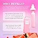 Glow Recipe Double The Glow Skincare Kit - Watermelon PHA BHA Face Toner + Full Size and Refillable Pink Juice Face Moisturizer with Hydrating Hyaluronic Acid for Dry Skin - Korean Skin Care (3 Count)