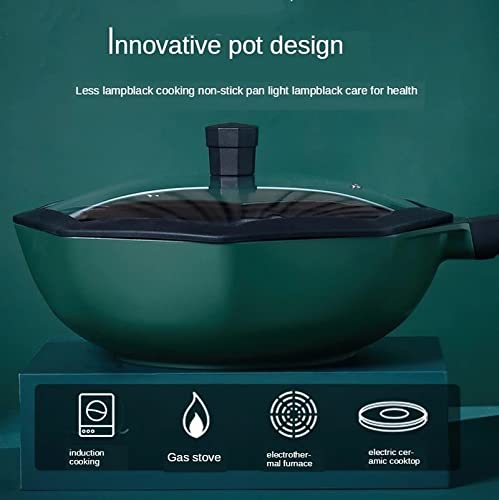 Wok antiadherente de 30 cm con mango desmontable miniatura 3
