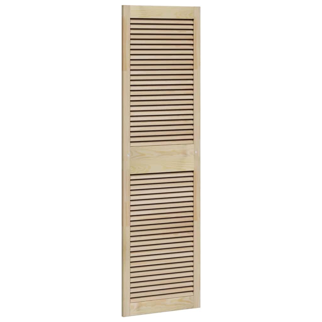 Genérico Puerta de Armario con Puerta 2 pcs Natural 140.5 x 2 x 59.5 cm,Bricolaje,Accesorios de Bricolaje,Ferretería para armarios,Puertas de armarios-42019269