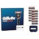 Gillette Fusion5 Proglide 12 Ersatzklingen mit 2x Gleitstreifen vor und nach den Klingen und neuer EverGlide Gleitstreifen für unglaubliche Gründlichkeit und Komfort, inkl. Reiseschutzkappe
