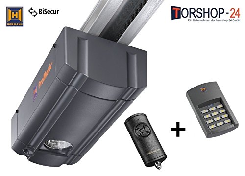 Preisvergleich Produktbild Hörmann Garagentorantrieb ProMatic 3 im Set mit Funk-Codetaster + Handsender + Schiene - Torantrieb - Garagentoröffner
