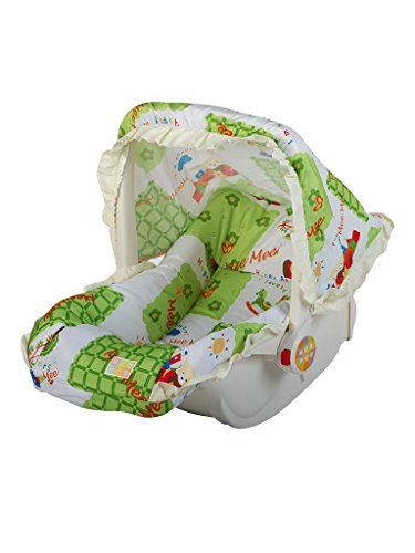 Image of Mee Mee Cozy Carry Cot Cum Rocker 5 - in - 1 (Green)