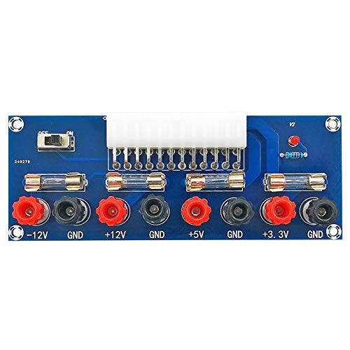 ARCELI XH-M229 Ordinateur de Bureau Châssis Alimentation Transfert ATX vers la Carte Adaptateur Module de Sortie d'alimentation du Circuit Borne de Sortie à 24 Broches 24 Broches Cover