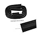 DIYEAH Garage Door Seal Bottom Roll Weatherproof Strip Insulation Kit Epdm Material Easy Install No Tools Needed