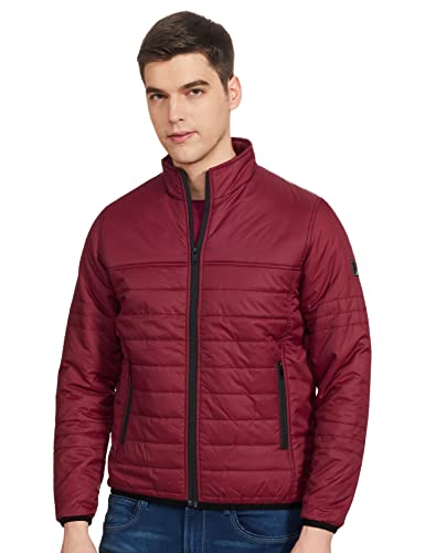 Image of Spykar Polyester Blend Men's Standard Length A-Line Coat