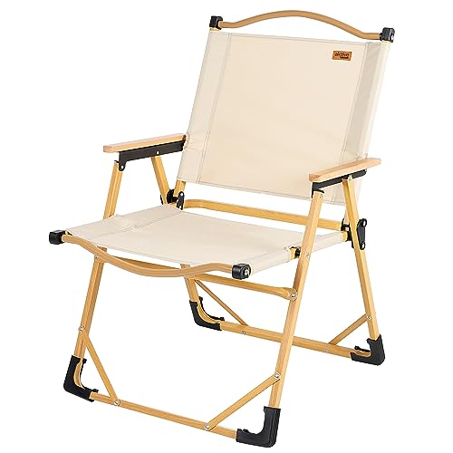 AKTIVE 63022   Silla Plegable de Camping Tipo Glamping Sabana, Material: poliéster y Aluminio, Resistente, Peso máximo soportado 110 kg, Medidas 61 x 54 x 77 cm