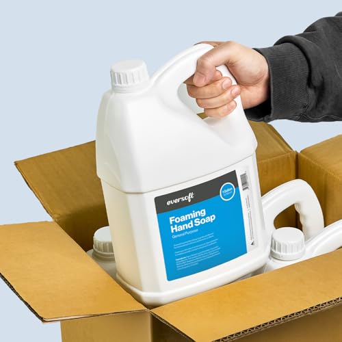 Image of EZBRND Eversoft Foaming Hand Soap Gallon Refill, 4 x 1 gallon, Fresh Scent
