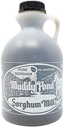 Muddy Pond Sorghum Mill - Pure Sorghum Syrup - No Additives, Non-GMO and Gluten Free 48oz