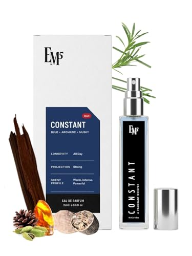 Image of EM5 Constant Perfume for Men | Spicy Musky Woody Scent Fragrance | Eau De Parfum Spray | Luxury Gift for Him | 15 ml