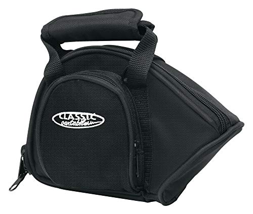 Classic Cantabile Taschenjagdhorn - Kleines Jagdhorn in Bb-Stimmung, Posthorn, Taschenhorn oder Signalhorn - Fürst Pless Horn mit Tasche, Mundstück und Reinigungstuch