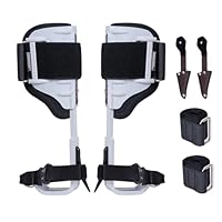 VEVOR Unisex Steigeisen Baumklettern Baumklettersporen-Set, Weiß, 230 x 180 x 420 mm