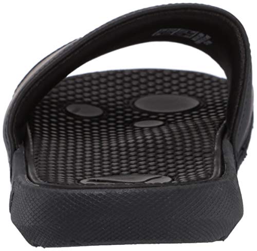 PUMA PUMA Unisex-Child Cool Cat Slide Sandal, Sport-Black-White 1.0, 4 M US Big Kid