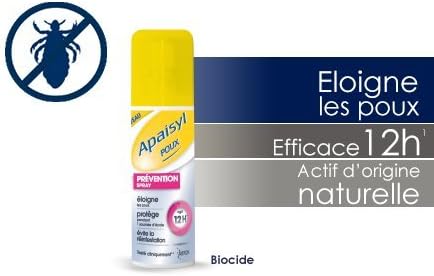 Apaisyl Xpert Poux Lotion for Head Lice and Nits 100 ml + Apaisyl Poux Anti-Head-Lice and Nits Spray 90 ml