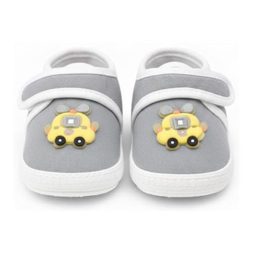Image of PureSole Cotton Baby Shoes for 6-12 Months | Lightweight & Breathable Booties with Flexible Anti-Skid Sole | Casual Shoes for Baby Boys & Baby Girls