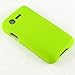 LG Optimus Fuel L34C Green Rubberized Plastic Cover Snap On Hard Rugged Gel Case Cell Phone Shield Protector Shell from [Accessory Library]