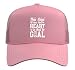 Proud Hockey Goalie Gigi of A Hockey Goalkeeper Gigi Trucker Hat with Adjustable Mesh Back, Pink