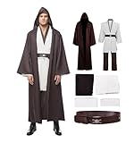 Fortunezone Ritter Kostüm Herren Halloween Cosplay Kostüme für Erwachsene mit Umhang