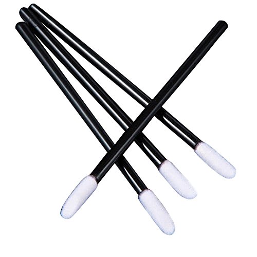 Lot de 50 pinceaux à lèvres jetables pour maquillage, application gloss, voyage - Applicateur avec embout pinceau