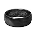 Groove Life Silicone Wedding Ring for Men - Breathable Rubber Rings for Men, Lifetime Coverage, Unique Design, Comfort Fit Mens Ring - Original Metallic Black Pearl Size 10