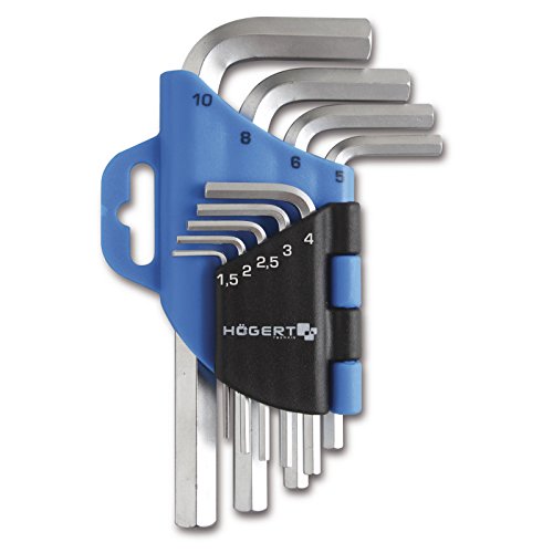 SECOTEC® Set da 9 x Chiavi Imbus (DIN ISO 911)