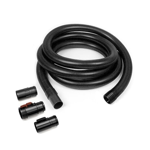 WORKSHOP Wet Dry Vacuum Accessories WS25022A Extra Long Wet Dry Vacuum Hose, 2-1/2-Inch x 20-Feet Locking Wet Dry Vac Hose for Wet Dry Shop Vacuums