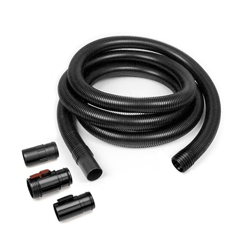 WORKSHOP Wet/Dry Vacs Shop Vacuum Accessories WS25022A Extra Long Hose Attachment, 2-1/2-inch x 20-feet Locking Hose for Wet Dry Shop Vacuum Cleaners