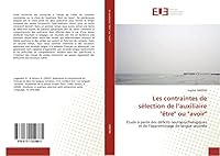 Les Contraintes de Sa(c)Lection de L''Auxiliaire Aatre Ou Avoir 6131552886 Book Cover