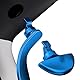 4 Stück Game Controller Rückpaddel, Metall Rückseitentasten für Edge Wireless Controller, Edelstahl Controller Rückauslöser Sperrtaste (Blau)