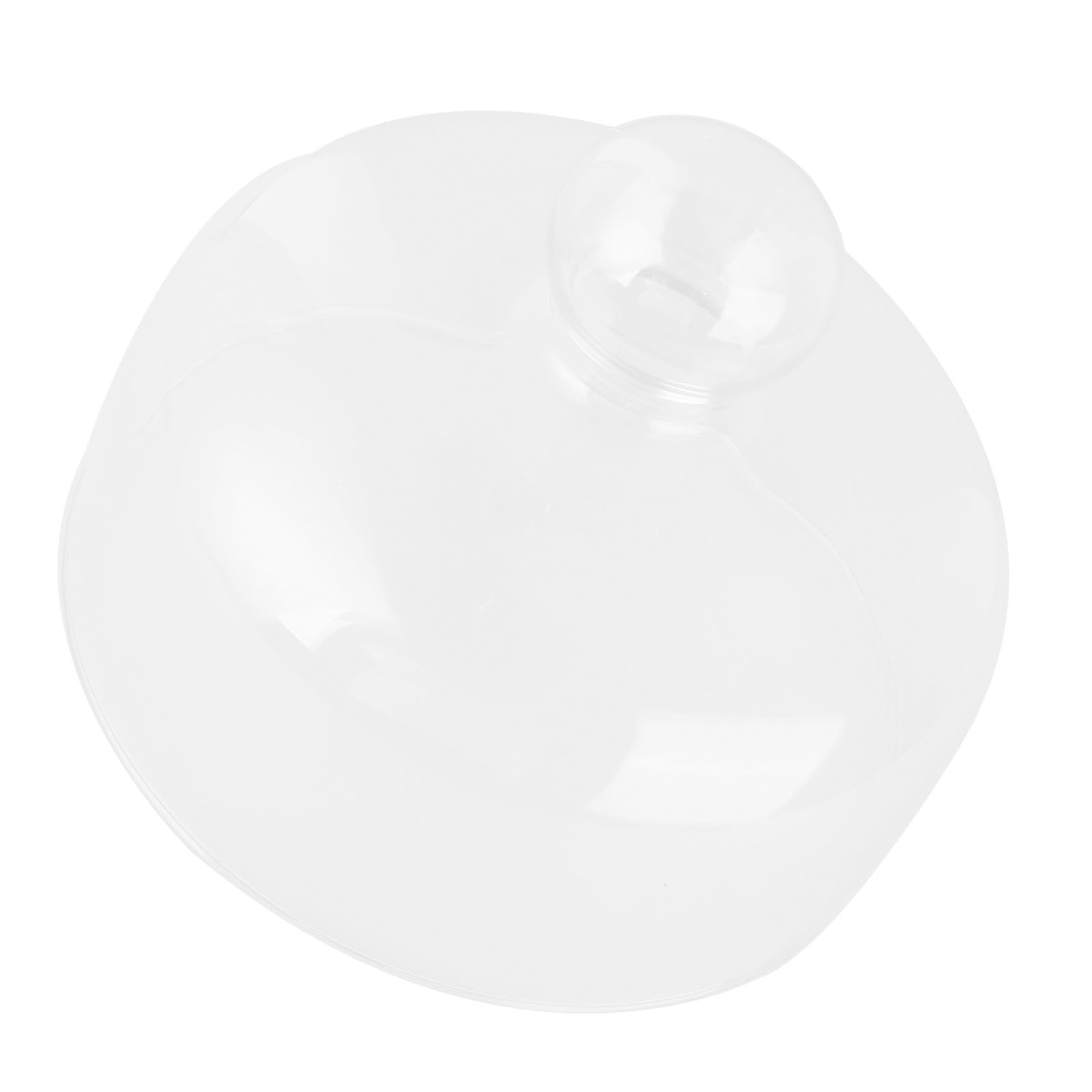 Couvercle à gâteau en verre 18 cm cloche de stockage pour desserts