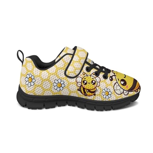 Boys Girls Lightweight Sports Running Shoes Cartoon Animal Sneakers Comfortable Breathable Strap Walking Flat Shoes US 11-152