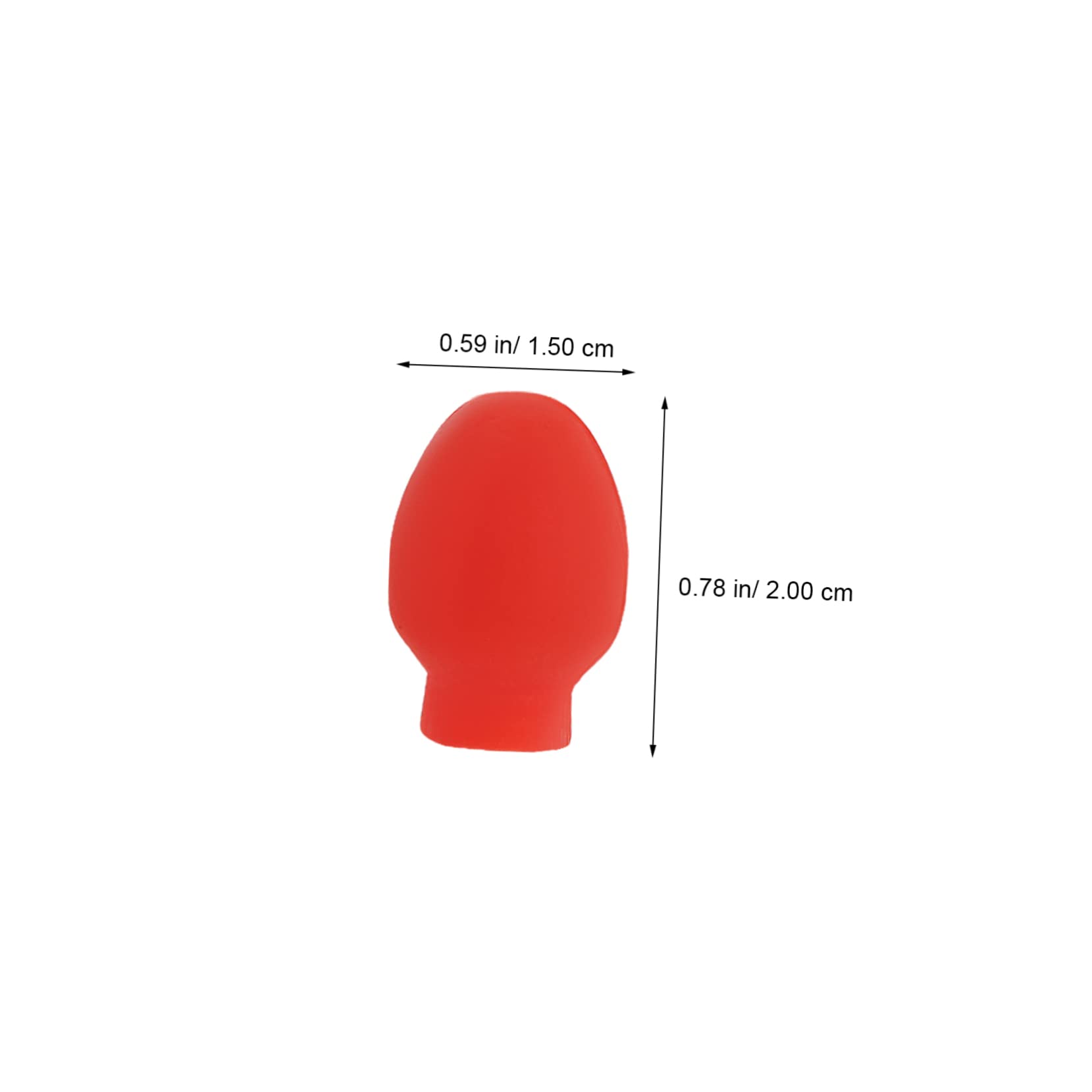 24piezas Puntas De Para Baquetas De Batería Accesorios Silenciosos Para Práctica De Percusión Compatible Mayoría De Baquetas