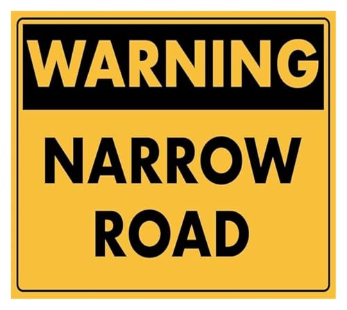 HSMXNEONJB Classic Narrow Street Sign Tin 12x8 Inch