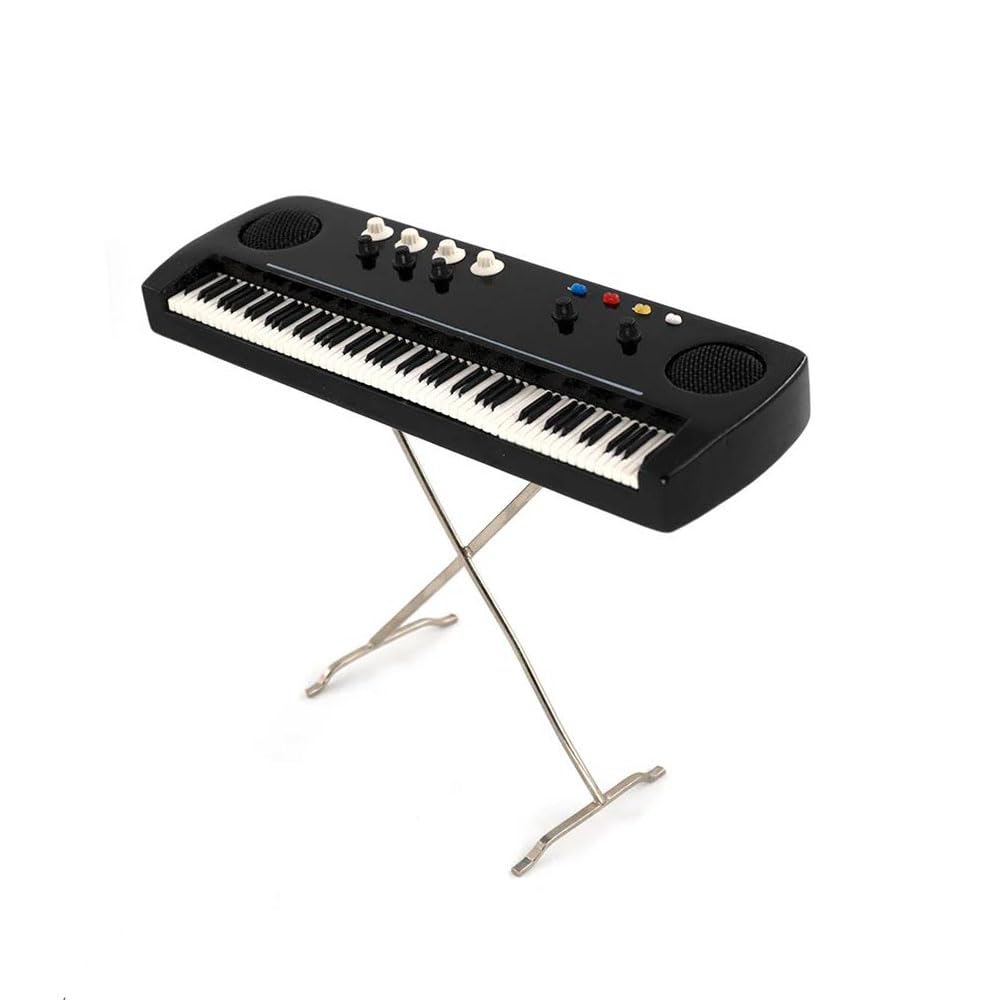 Miniaturowy elektroniczny model organów mini akcesoria do instrumentów muzycznych dekoracja model instrumentów muzycznych