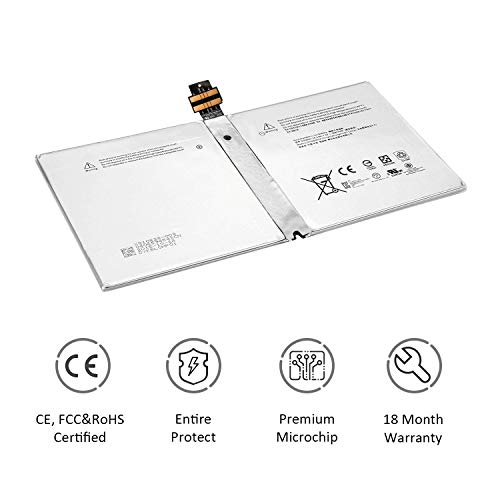 ANTIEE G3HTA027H DYNR01 38.2Wh Batería para Microsoft Surface Pro 4 1724 12.3" Inch Series.