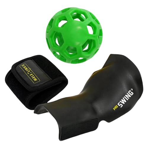 Golf Trainer Ball, Golf Swing Trainer Ball, Golf Wrist Trainer, Golf Training Aid for Golf Practice, Golf Swing Trainer, Golf Swing Posture Corrector Golf Training Equipment for Beginner (Green)