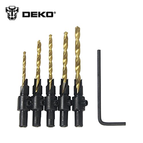Generic DEKO 1/4 Hex Shank Drill Bit High Speed Steel Woodworking Core