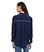 Vince Camuto Women's Half Placket with Two Front Pockets Classic Navy X-Large