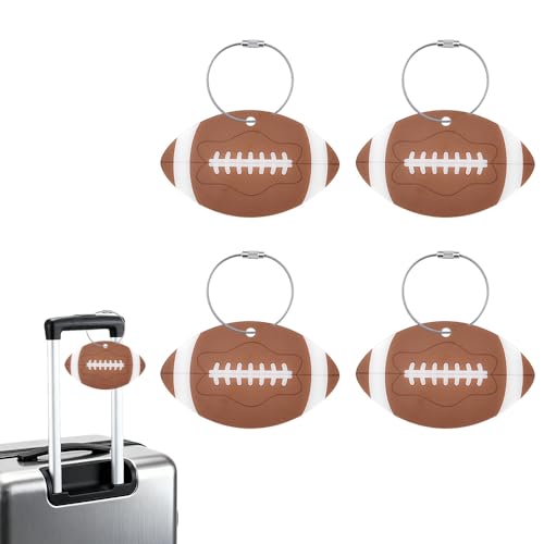 Sport Football Luggage Tags Bulk Rugby Travel Bag Labels