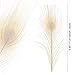 Mwoot 15pcs Plumas de Pavo Real Naturales, para la decoración del hogar...